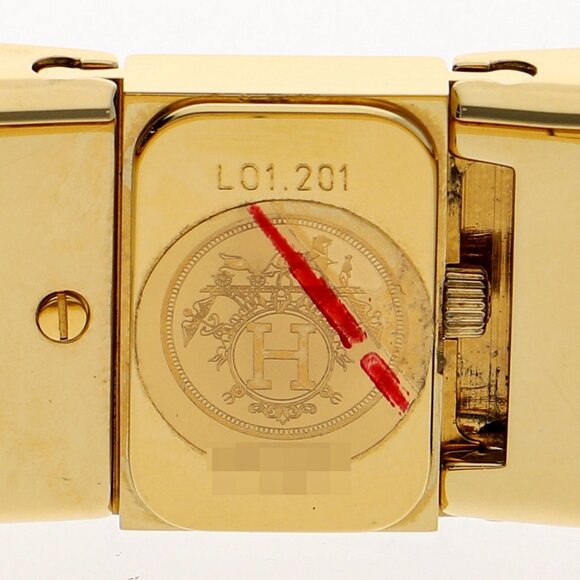 HERMES L01.201 Location Gold gold Gold Plated QZ - Picture 2 of 10
